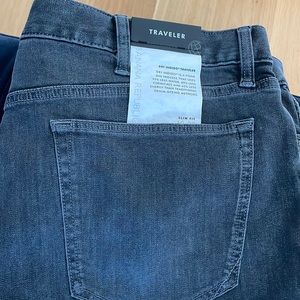 Banana Republic Slim Traveler Jeans size 40x32 , Dry Indigo. Brand New